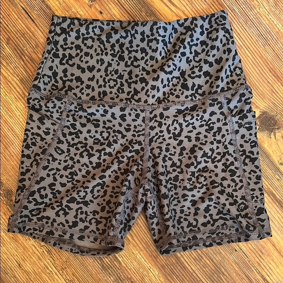 Evolution and Creation Black and Gray Bike Shorts - Picture 1 of 2